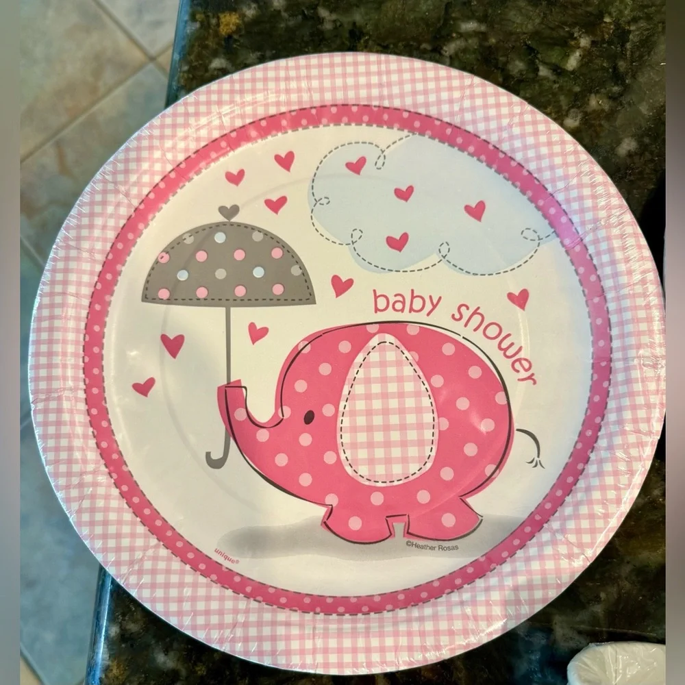 Baby shower plates and cups
